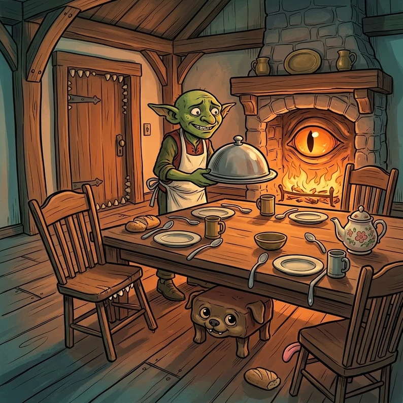 Dinner at the Hungry House horror-comedy encounter cover art