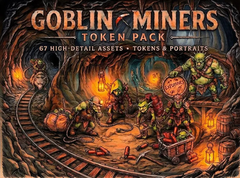 Goblin Miners Token Pack cover art