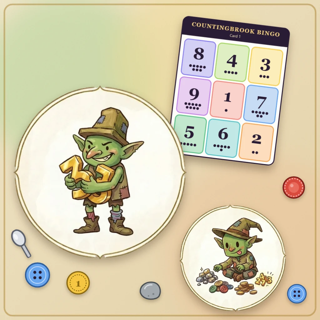 Countingbrook Number Bingo cover art